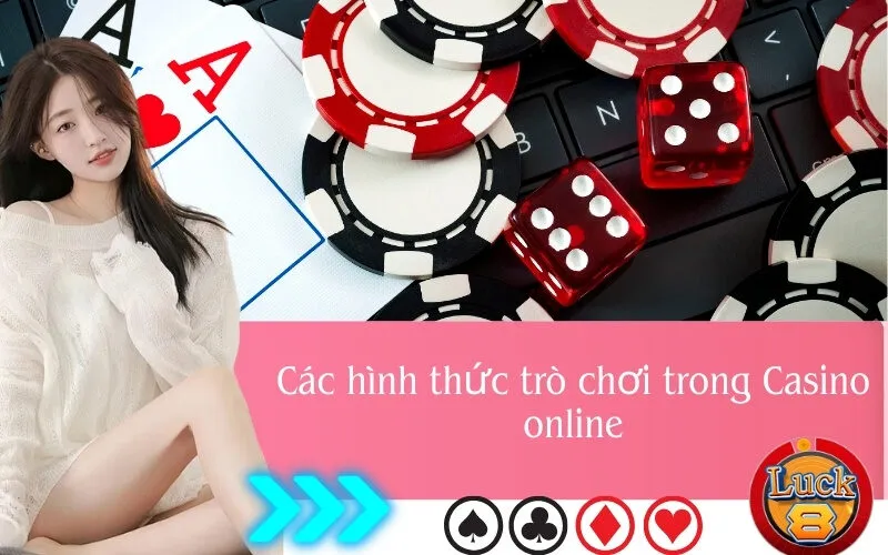 Các hình thức trò chơi trong Casino online